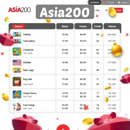 Perbandingan Asia200 dengan Situs Game Lain
